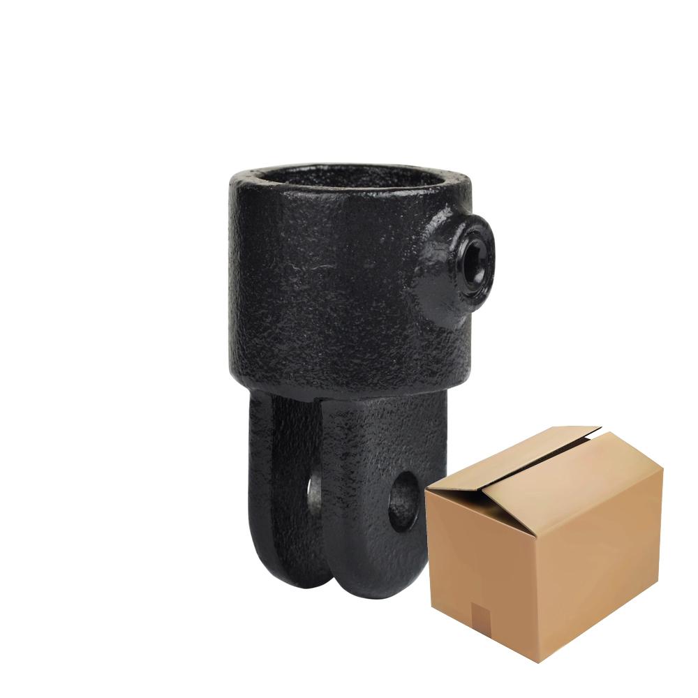 Doos Huls t.b.v. scharnierstuk - zwart-B / 26,9 mm (60 stuks)