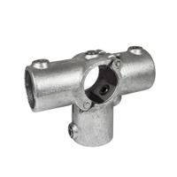 Karton Rohrverbinder offenes klappbares T-Stück mit Seitenausgang-E / 48,3 mm (18 Stück)