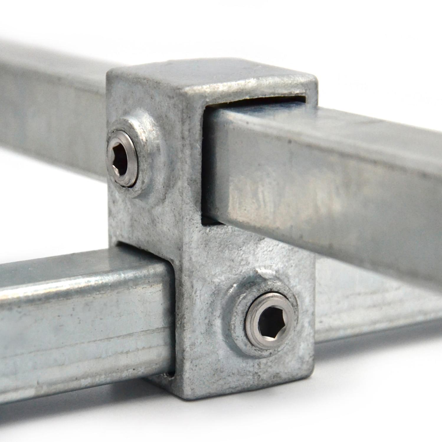 Doos Kruisstuk 90° - vierkant - 25 mm (100 stuks) Doos Kruisstuk 90° - vierkant - 25 mm (100 stuks)