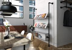 Brochurekast York: 33,7mm / zwart