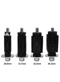 Expander t.b.v. zwenkwiel - ronde buis-D / 42,4 mm