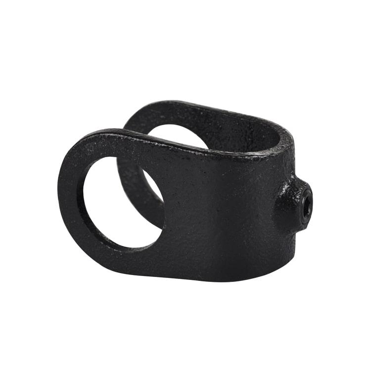 Karton Rohrverbinder Kreuzstück offen - Schwarz-B / 26,9 mm (80 Stück)