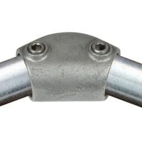 Rohrverbinder Bogen variabel 105° - 165°-D / 42,4 mm Rohrverbinder Bogen variabel 105° - 165°-D / 42,4 mm