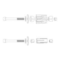 Expander t.b.v. zwenkwiel - ronde buis-E / 48,3 mm