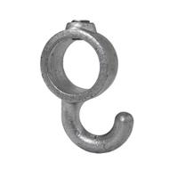 Karton Rohrverbinder Garderobenhaken-D / 42,4 mm (120 Stück)