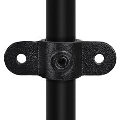 Rohrverbinder Gelenkauge doppelt - Schwarz-B / 26,9 mm