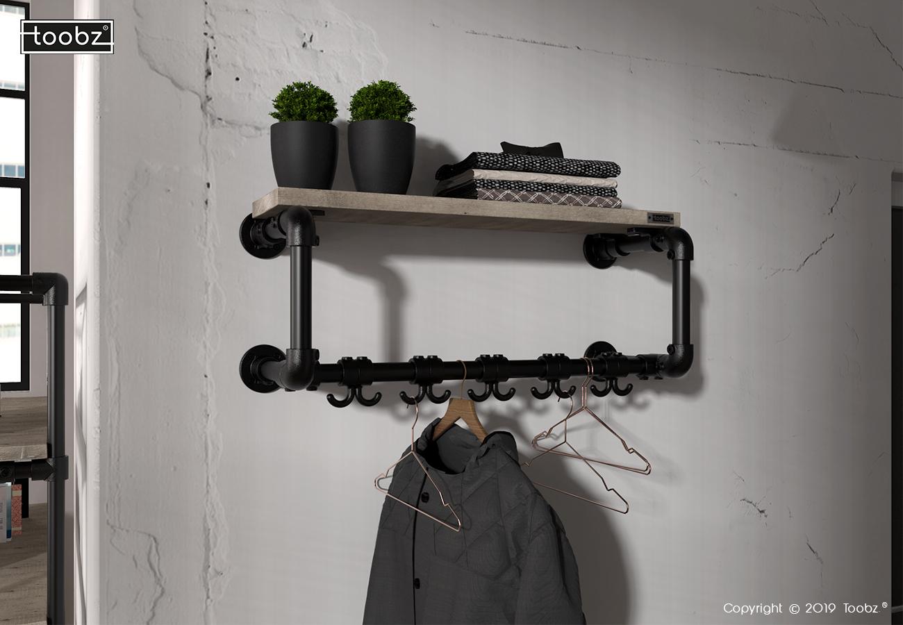 Garderobe Münster: M / 33,7mm / schwarz