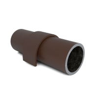 Buiskoppeling Kapbeugel - vintage bruin-B / 26,9 mm