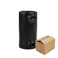 Doos Koppelstuk - zwart-B / 26,9 mm (50 stuks)