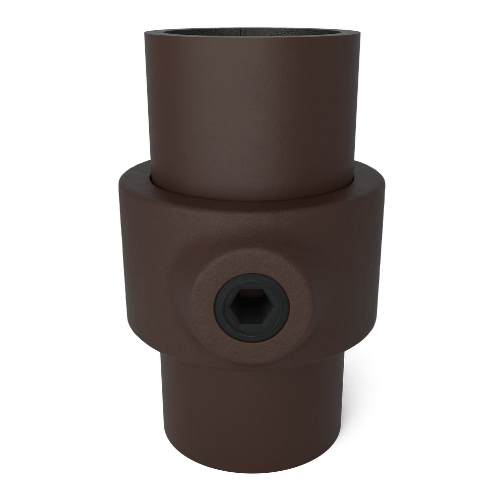 Buiskoppeling Borgring - vintage bruin-B / 26,9 mm