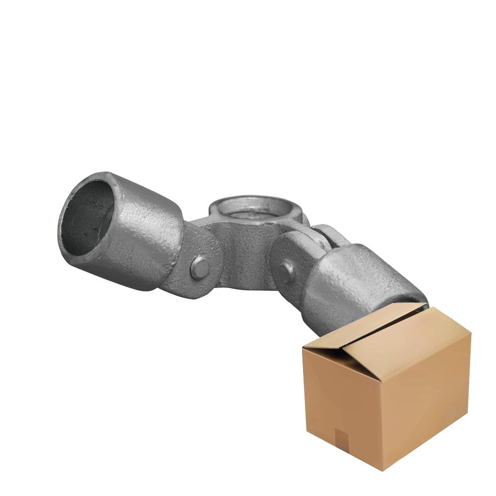 Karton Rohrverbinder Gelenkstück doppelt 90°-C / 33,7 mm (20 stück)