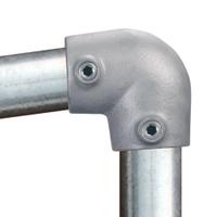 Rohrverbinder Bogen 90° variabler Winkel 0°-11°-C / 33,7 mm