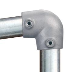 Buiskoppeling Kniestuk 90° variabele hoek 0°-11°