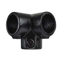 Buiskoppeling Drieweg kniestuk 90° - zwart-B / 26,9 mm
