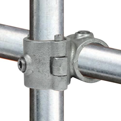 Karton Rohrverbinder Kreuzstück 90° offen klappbar-E / 48,3 mm (25 Stück)