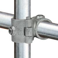 Karton Rohrverbinder Kreuzstück 90° offen klappbar-E / 48,3 mm (25 Stück)