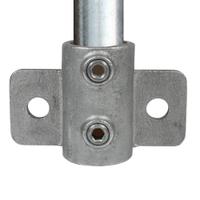 Karton Rohrverbinder Wandhalter horizontal extra schwer-D / 42,4 mm (15 Stück)