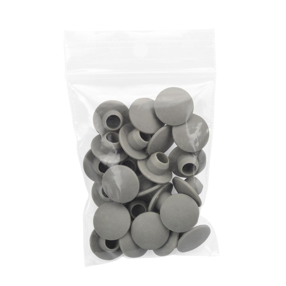Abdeckkappe (grau) für Madenschrauben-BC / 26,9 mm und 33,7 mm