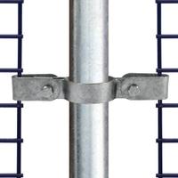 Karton Rohrverbinder Gitterhalter doppelt-C / 33,7 mm (160 Stück)