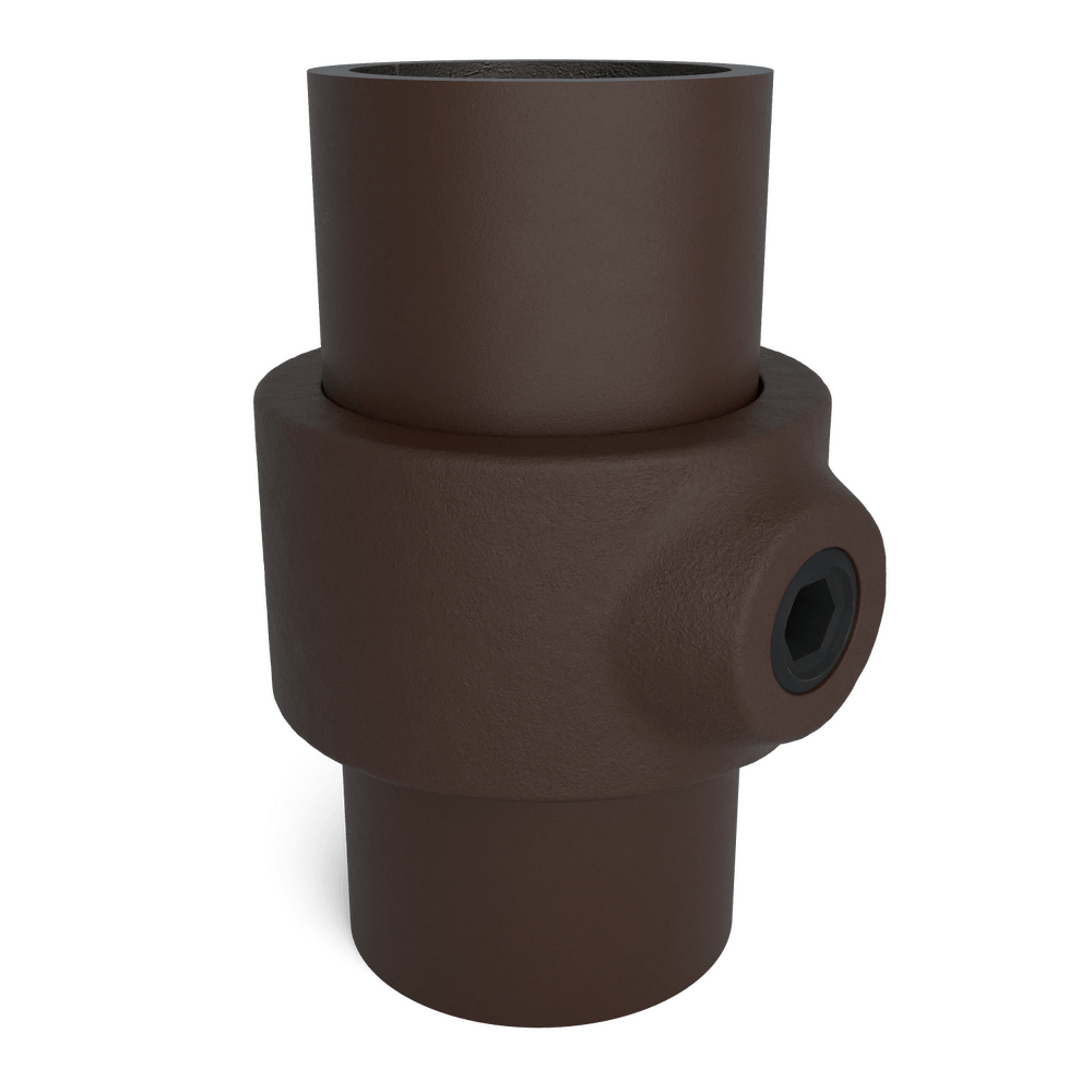 Buiskoppeling Borgring - vintage bruin-B / 26,9 mm