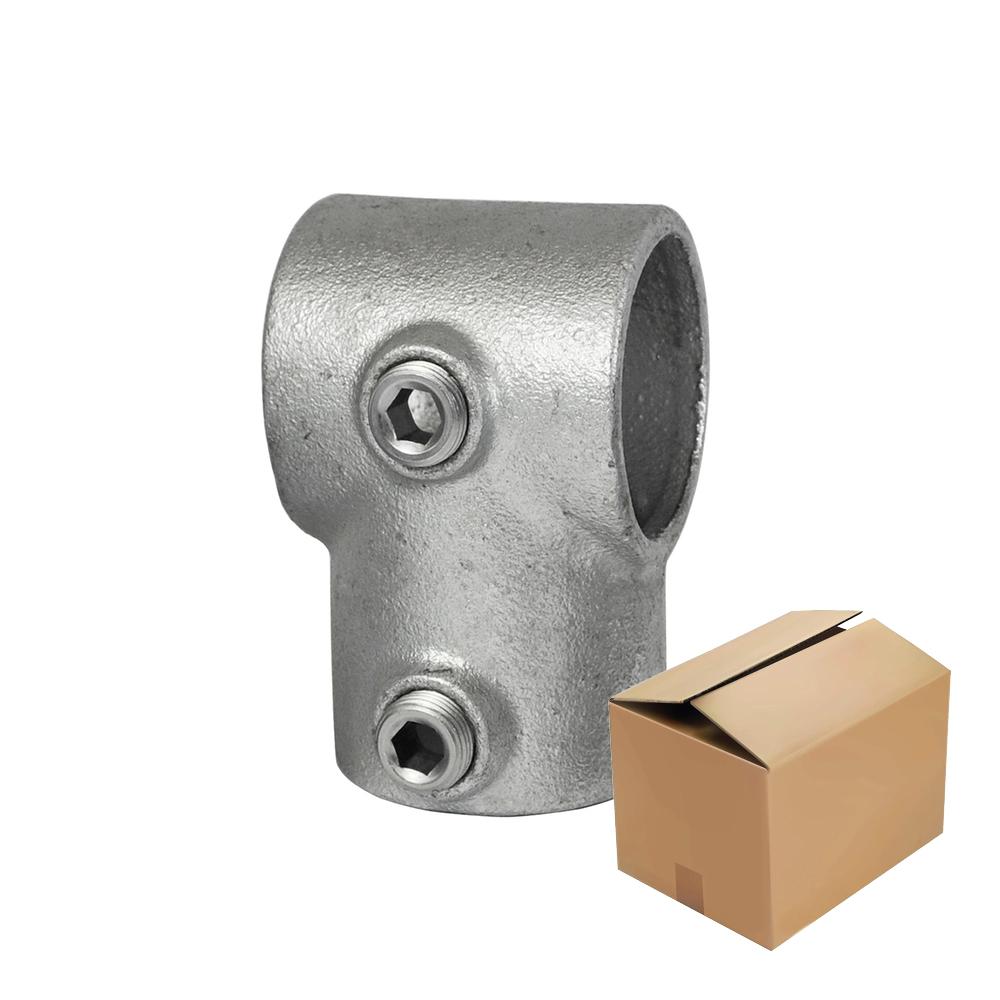 Karton Rohrverbinder T-Stück kurz - A / 21,3 mm (140 Stück)