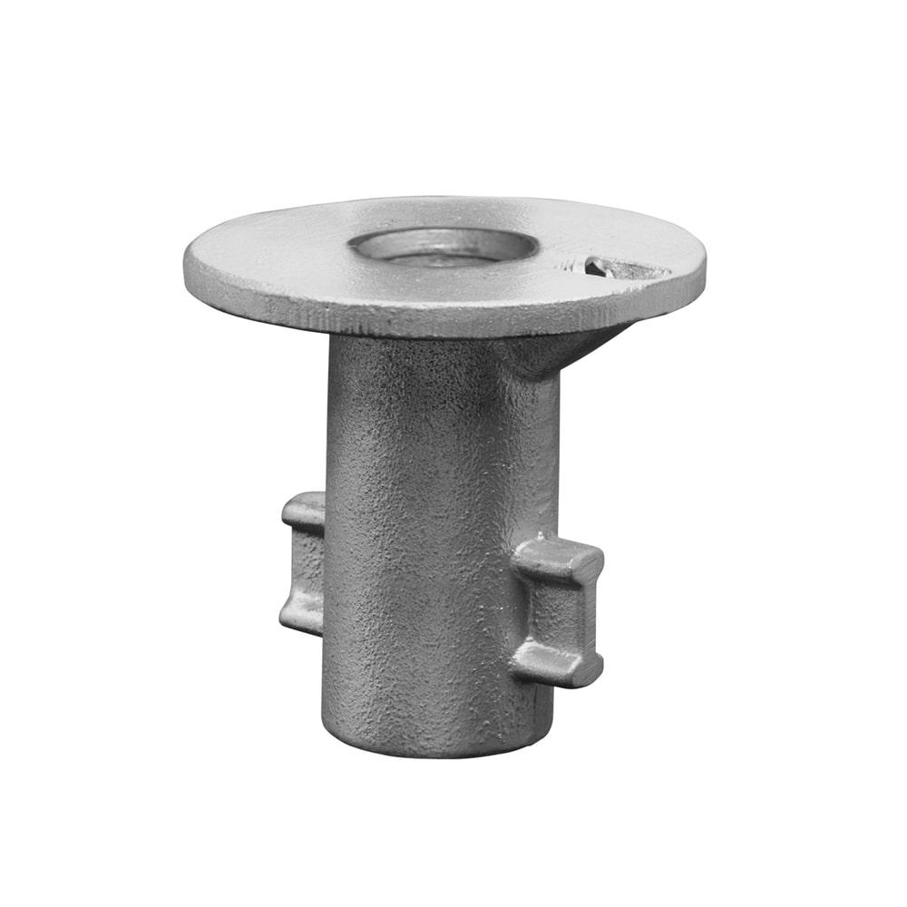 Karton Rohrverbinder Straßensockel-F / 60,3 mm (3 Stück)