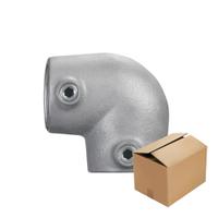 Karton Rohrverbinder Bogen 90° variabler Winkel 0°-11°-C / 33,7 mm (40 Stück)