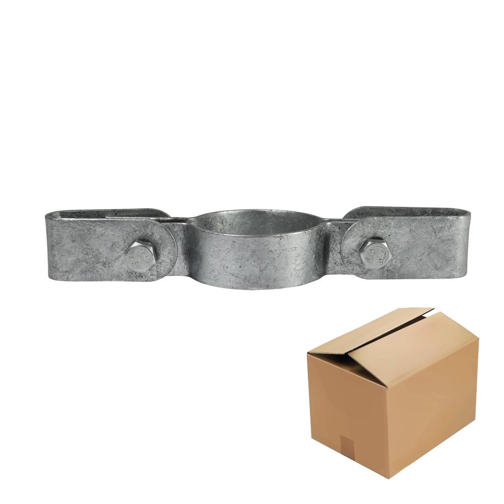 Doos Gaasbevestigingsclip dubbel-C / 33,7 mm (160 stuks)