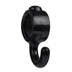 Buiskoppeling Kapstokhaak - zwart-B / 26,9 mm