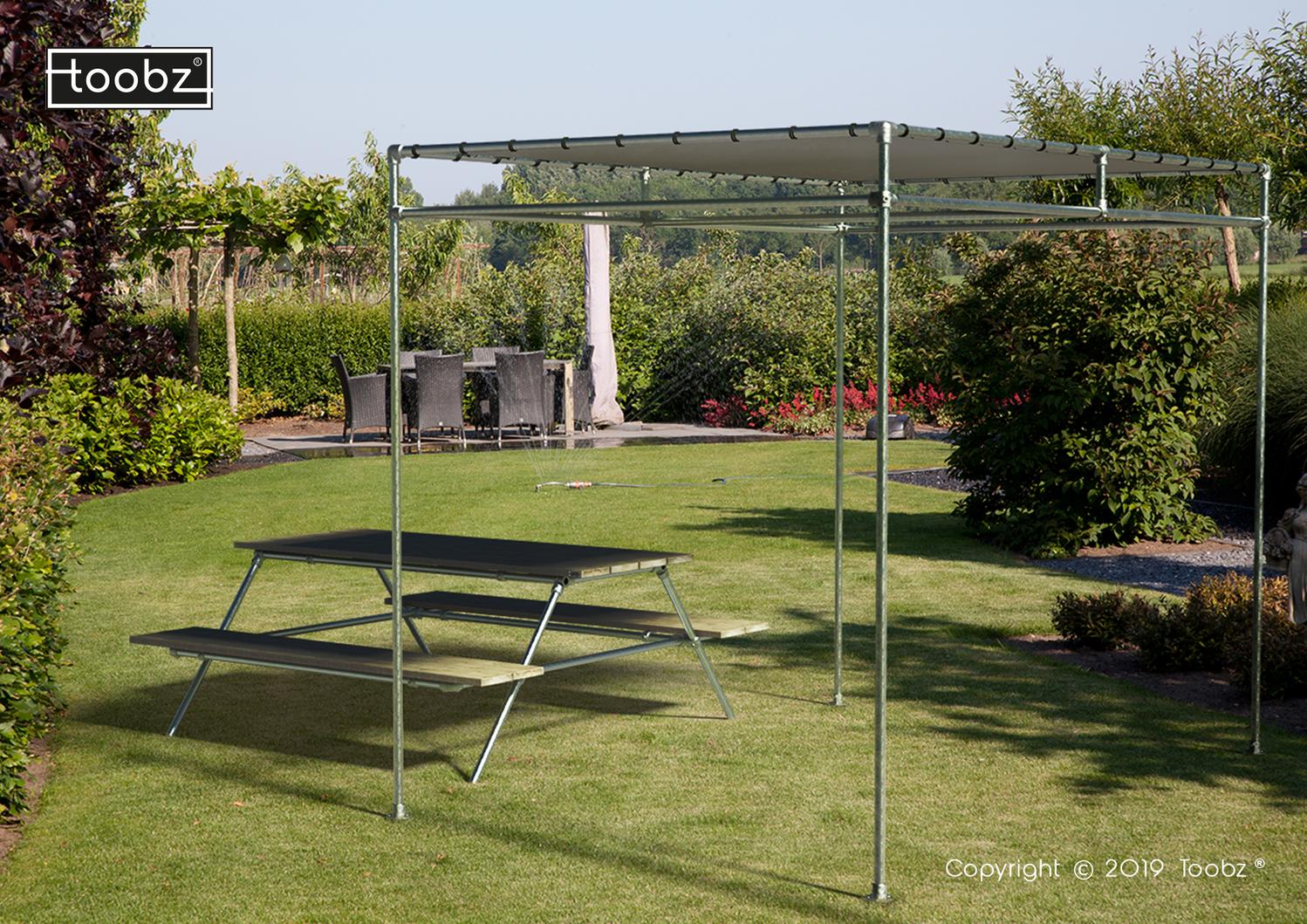 Terrassenüberdachung Duisburg: 26,9 mm - silber Terrassenüberdachung Duisburg: 26,9 mm - silber