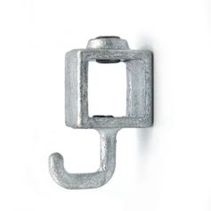 Doos Kapstokhaak - vierkant - 25 mm (160 stuks)