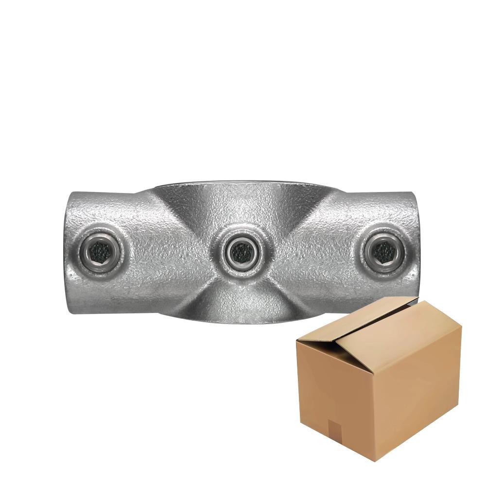 Karton Rohrverbinder Kreuzstück in 1 Ebene für Gefälle 0° - 11°-D / 42,4 mm (20 Stück)
