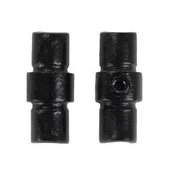 Rohrverbinder Verlängerungsstück innen - Schwarz-B / 26,9 mm