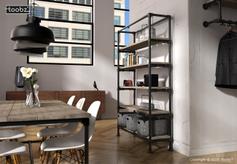 Open Kast Sheffield: M / 42,4mm / zwart