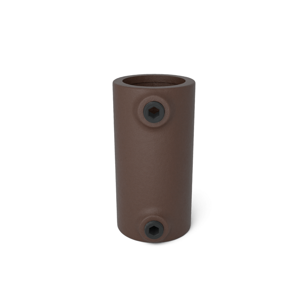 Buiskoppeling Koppelstuk - vintage bruin-B / 26,9 mm