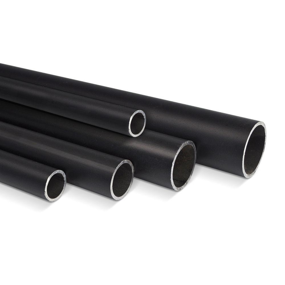 Steigerbuis zwart staal 48,3 mm