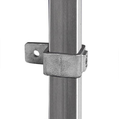 Rohrverbinder Ösenteil mit Einzellasche - quadratisch - 25 mm Rohrverbinder Ösenteil mit Einzellasche - quadratisch - 25 mm