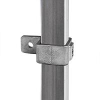 Rohrverbinder Ösenteil mit Einzellasche - quadratisch - 25 mm Rohrverbinder Ösenteil mit Einzellasche - quadratisch - 25 mm
