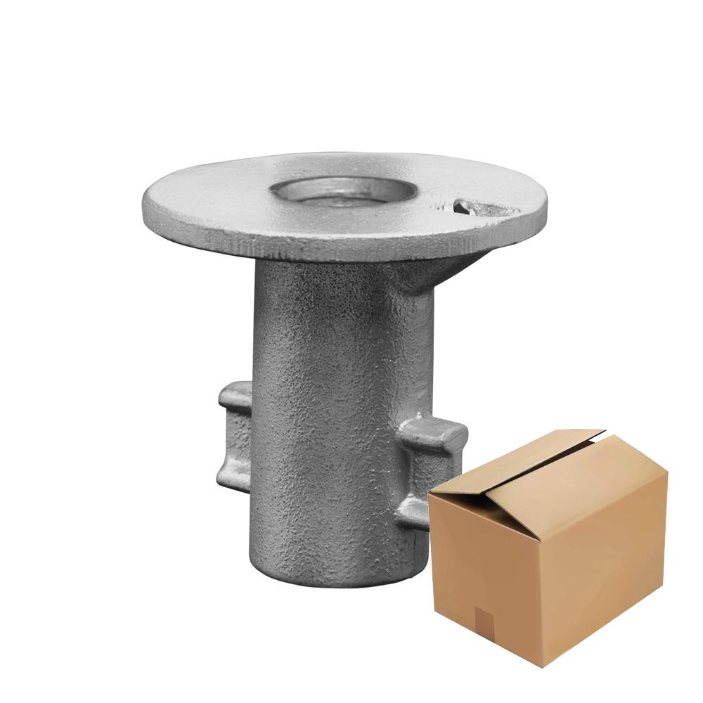 Karton Rohrverbinder Straßensockel-F / 60,3 mm (3 Stück)