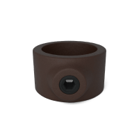 Buiskoppeling Borgring - vintage bruin-B / 26,9 mm