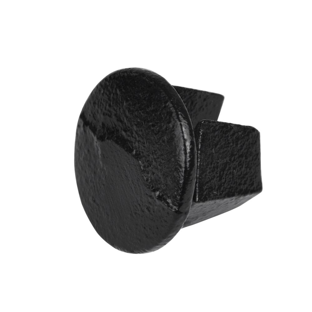Inslagdop metaal - zwart-E / 48,3 mm