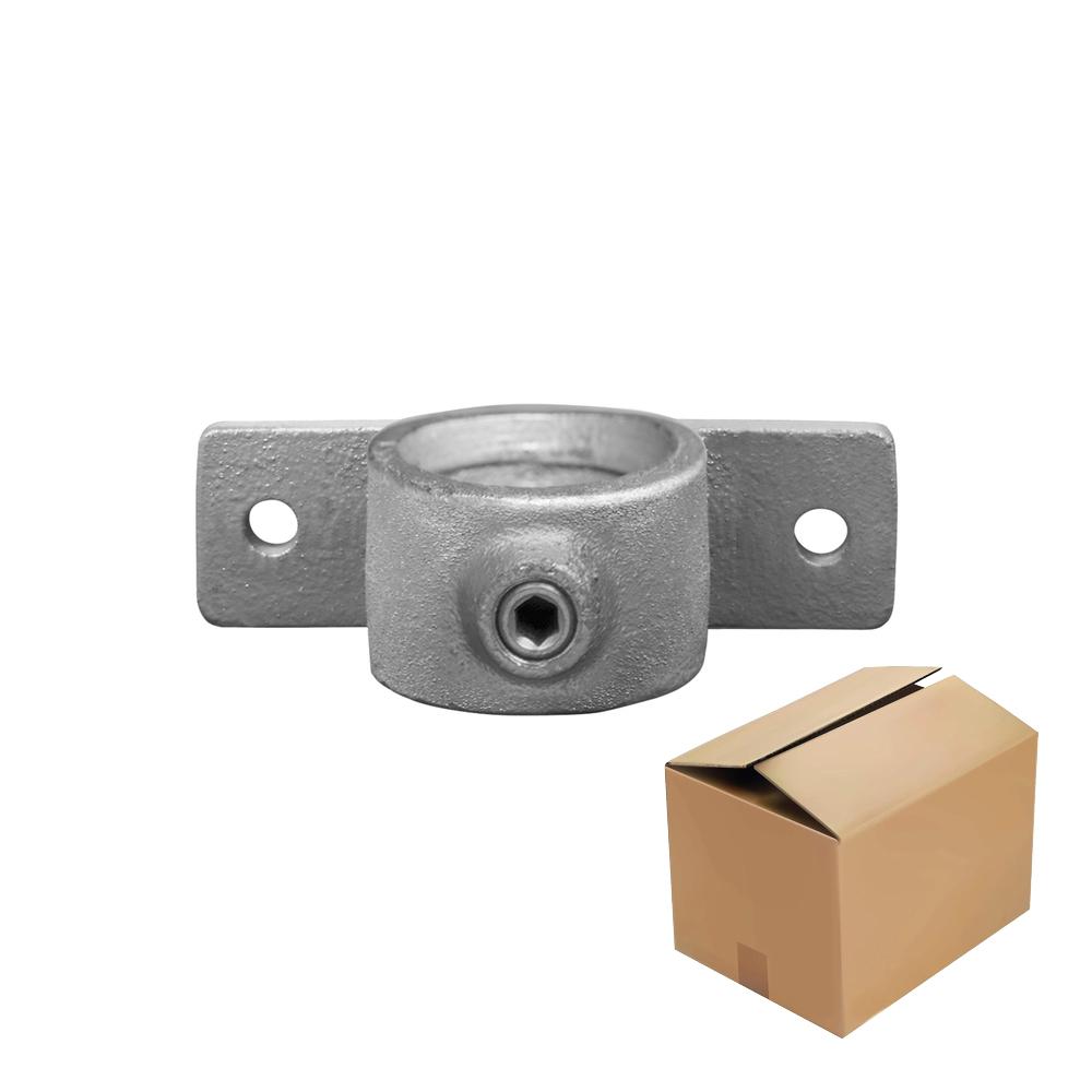 Karton Rohrverbinder Ösenteil mit Doppellasche-E / 48,3 mm (40 Stück)