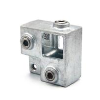 Doos Hoekstuk doorlopende staander met lip - vierkant - 25 mm (60 stuks)