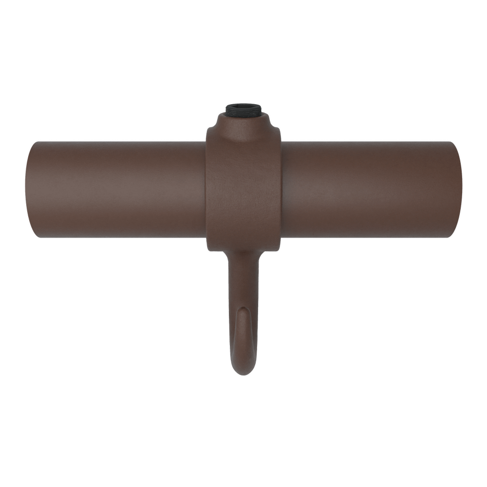 Buiskoppeling Kapstokhaak - vintage bruin-B / 26,9 mm