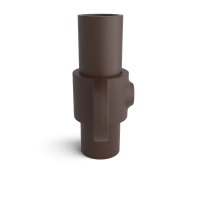 Buiskoppeling Oogdeel scharnierstuk - vintage bruin