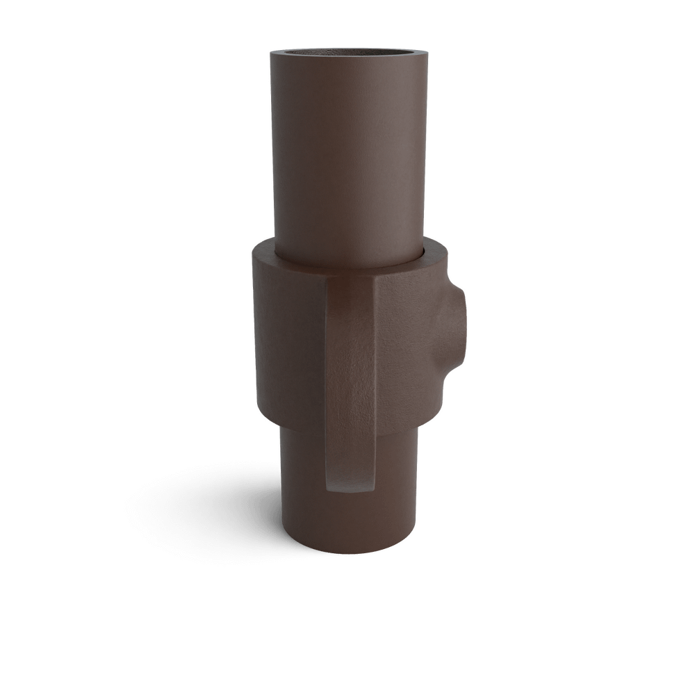 Buiskoppeling Oogdeel scharnierstuk - vintage bruin