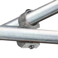 Karton Rohrverbinder Kreuzstück offen mit Einlage-E / 48,3 mm (20 Stück)