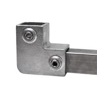 Rohrverbinder Bogen 90° - quadratisch - 40 mm Rohrverbinder Bogen 90° - quadratisch - 40 mm