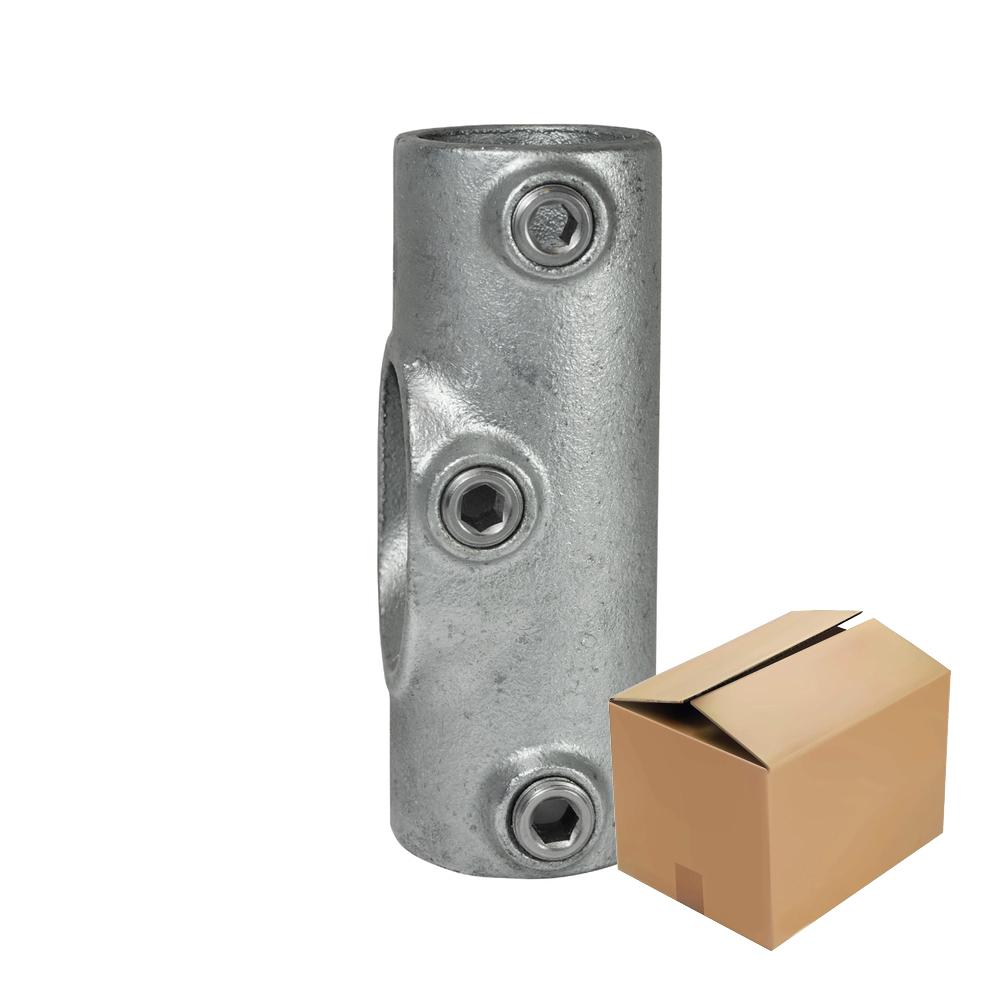 Karton Rohrverbinder Handlaufbefestigung bis 45°-C / 33,7 mm (20 stück)
