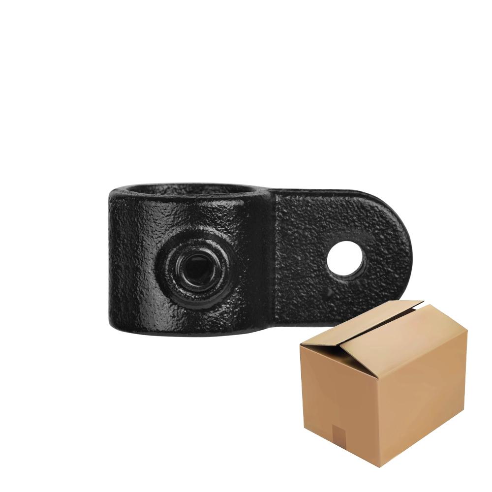 Karton Rohrverbinder Gelenkauge - Schwarz-E / 48,3 mm (80 Stück)